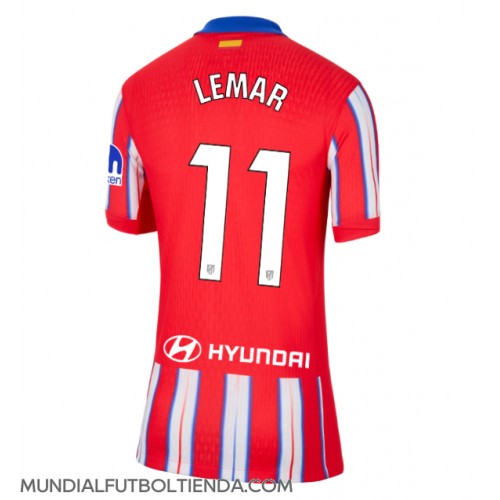 Camiseta Atletico Madrid Thomas Lemar #11 Primera Equipación Replica 2024-25 para mujer mangas cortas